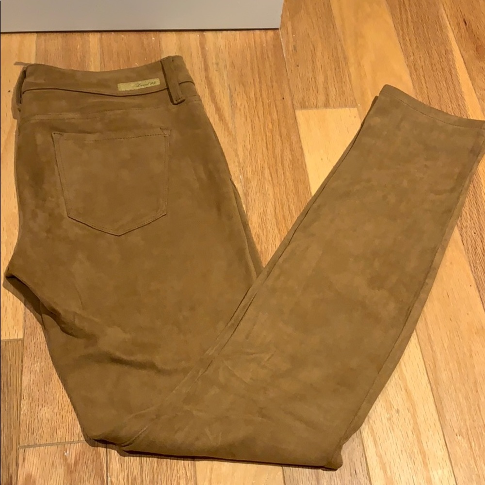 Level 99 Microsuede Skinny Pant